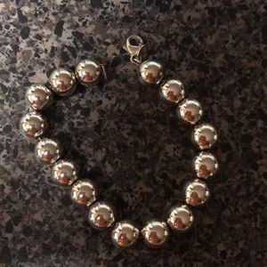 Authentic Tiffany 925 beaded bracelet
